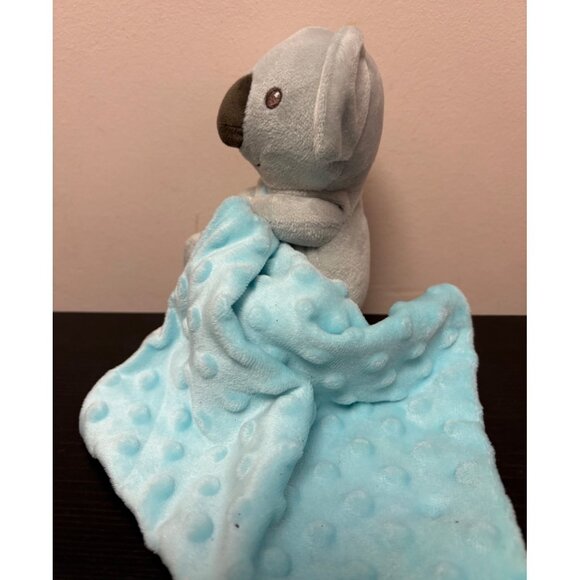 Koala Stuffed Animal Lovey Security Blanket Blue Dotted Textured Walgreens 2021 - Picture 4 of 7